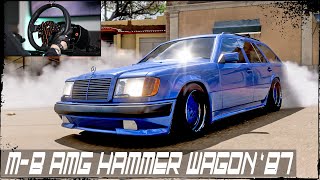 Mercedes-Benz AMG Hammer Wagon | Forza Horizon 5 | Steering Wheel Gameplay