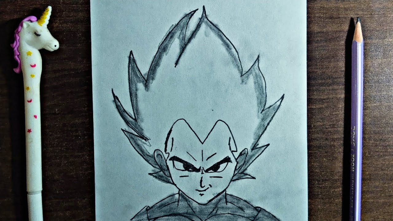 “Powerful Anime Style Pencil Drawing ⚡🔥 | Satisfying Sketch 