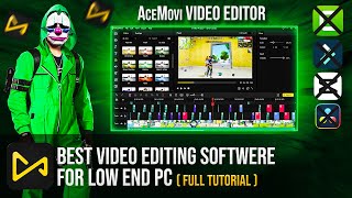 Best Video Editing Software For Low End Pc | Tuneskit AceMovi Video Editor | Beginners Guide screenshot 2