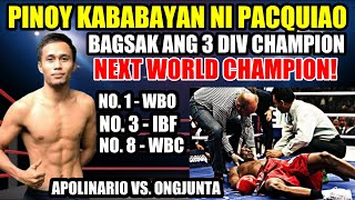 PINOY TINAPOS SA ROUND 1 ANG 3 DIVISION WORLD CHAMPION | APOLINARIO VS ONGJUNTA FEB 22