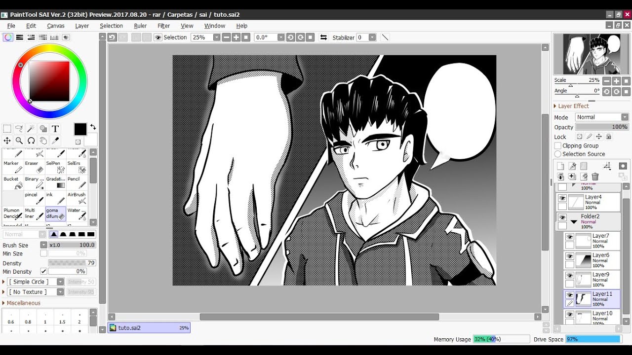 Sai paint на планшет