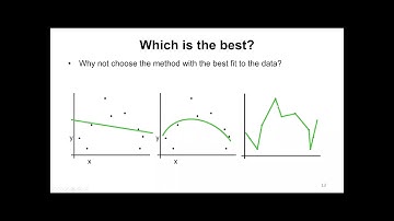 Video - Resampling, cross validation and bootstrapping