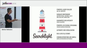 Tame Your Databases: SearchLight ORM | Adrian Salceanu | JuliaCon 2018