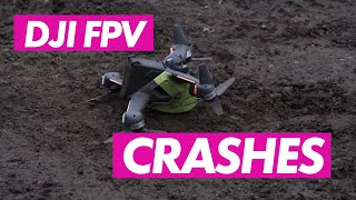 DJI FPV drone fails & crashes compilation 3 days after launch with detail COMENTARY [EN Subs]