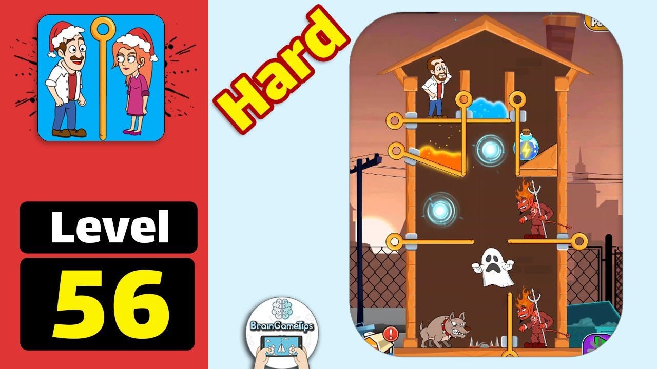 Home Pin: Pull The Pin Puzzle - Hard Level 56 Walkthrough