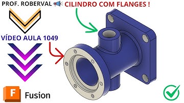 Lesson 1049 - Modeling a Cylinder with Flanges in Autodesk Fusion