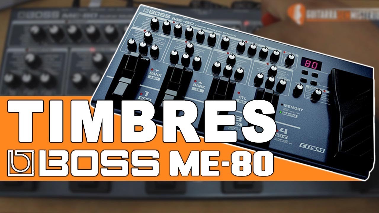 Timbres Boss ME 80 // Adilson Jordão - YouTube