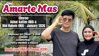 Download Lagu Amarte Mas - Line dance | Choreo:Asbar Kaltim (INA) \u0026 Rini Hukom (INA) - January 2026 MP3