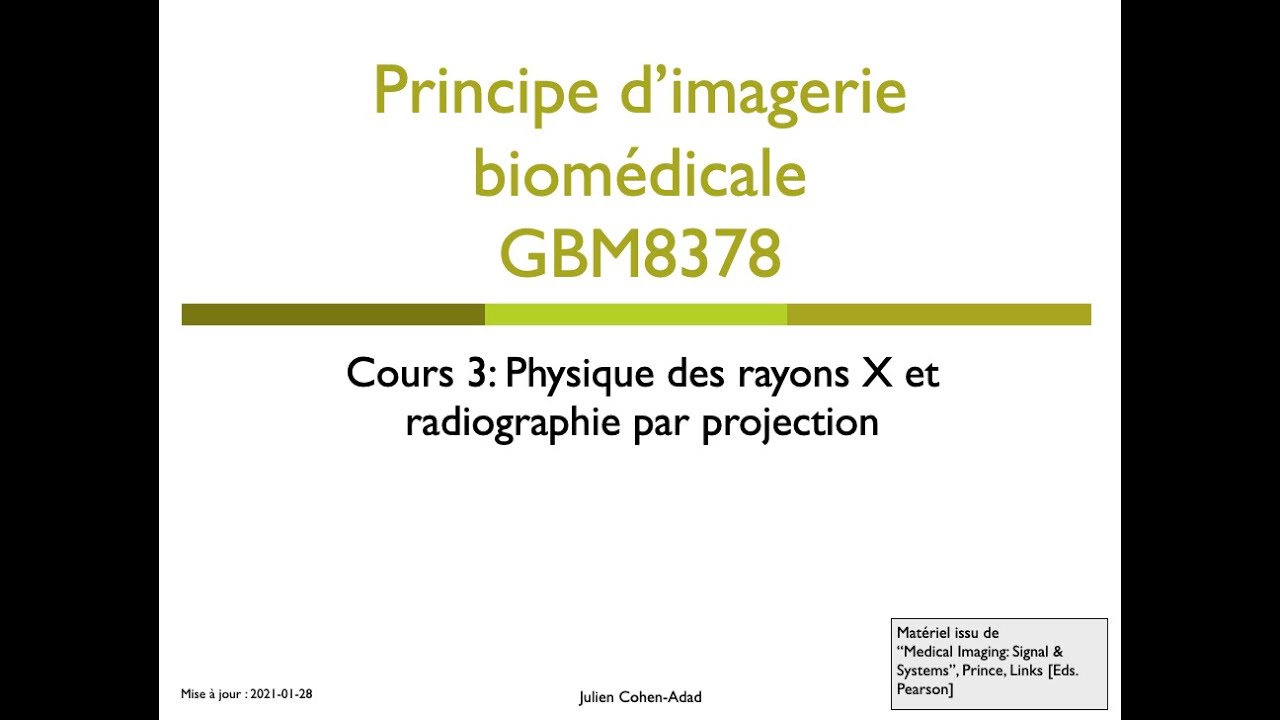 GBM8378 - Cours 3
