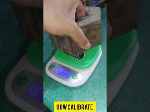 Video HOW WEIGHT SETTING BY CALIBRATE 5KG DIGITAL WEIGHT SCALE KITCHEN SCALE IBELL - youtube
