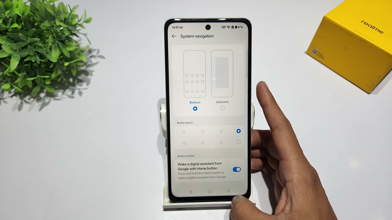 How to set back button in  realme c73, c75x 5g | realme c73 home button kaise add kare