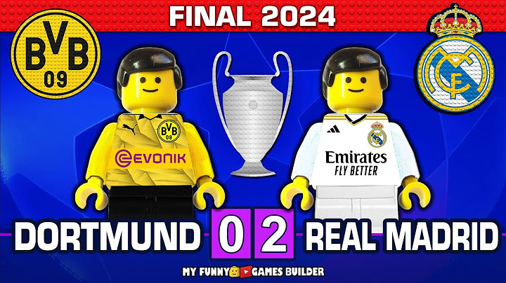Champions League Final 2024 • Borussia Dortmund vs Real Madrid 0-2 🏆 Goals Highlights Lego Football