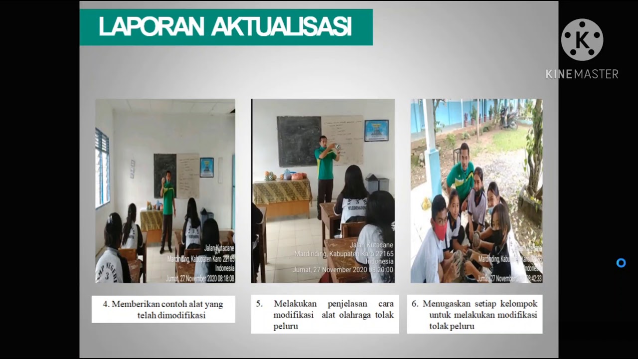 Video Presentasi Laporan Aktualisasi Youtube