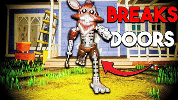 This IGNITED FOXY Mod Makes Hello Neighbor UNPLAYABLE