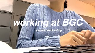 BGC Work Vlog | commuting in manila via grab, mrt, bgc bus, work from home, manila traffic