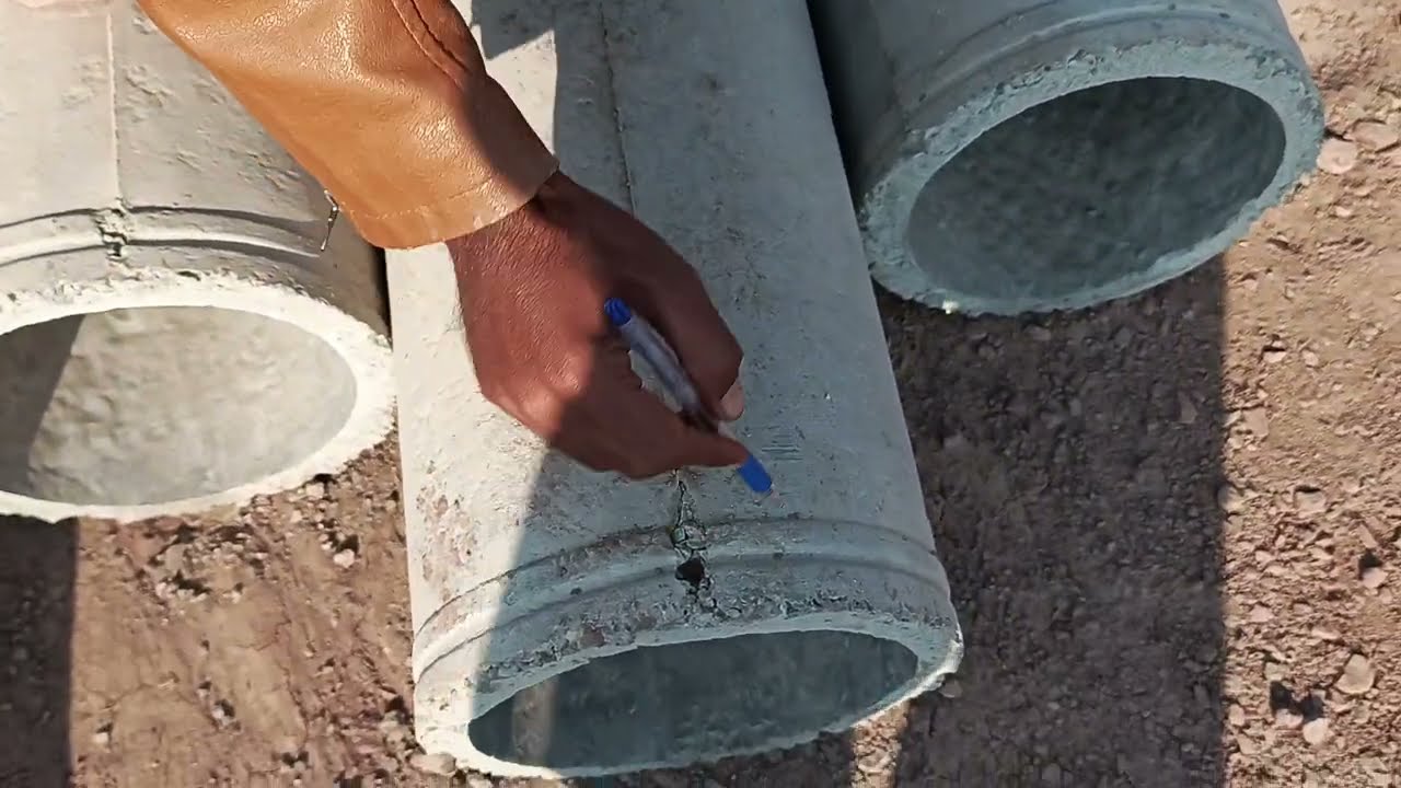 how to use joint ring in sewerage work / sewer line / concrete pipe rubber ring joint installation