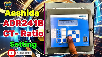 How To Change the CT Ratio of Ashida ADR241B Relay #powerpulse360 #relay #vcb #overcurrent