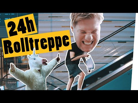 24h auf der Rolltreppe || Challenge || Das schaffst du nie