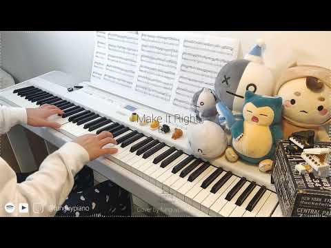 <strong>BTS</strong>「<strong>Make</strong> It Right」Piano Cover