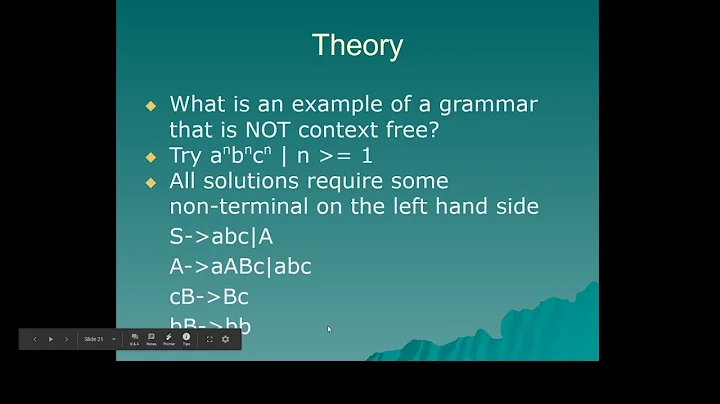 Grammars 5: Context-sensitive