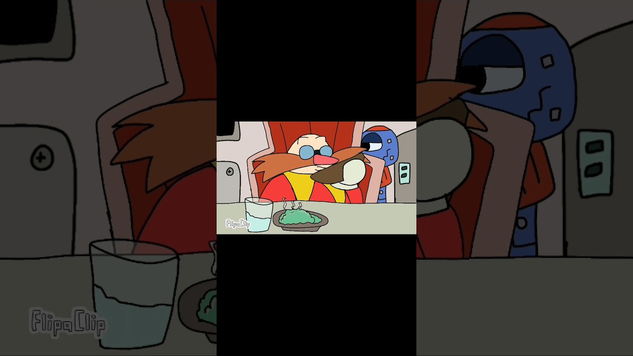 Dr robotnik reclamando da sopa que está fria e a salada tá quente 😡🥬🥣