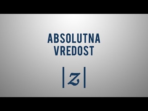 Video: Kakšna je absolutna vrednost kompleksnega števila?