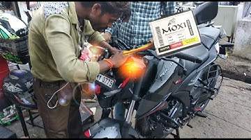 Pulsar N160 Installation Hazard flasher light|| N160 indicator flasher light|| Pulsar N160