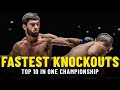 10 Fastest Knockouts In ONE Championship History