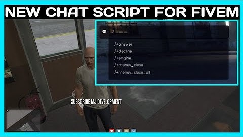 QBCore New Chat 💭 Script *FREE* | FiveM Roleplay Scripts | FiveM Tutorial 2023 | MJ DEVELOPMENT
