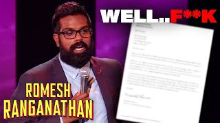 Receiving A Letter Home From The School | Romesh Ranganathan