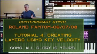 Roland Fantom 0 - Velocity Layering - Intermediate Tutorial 4