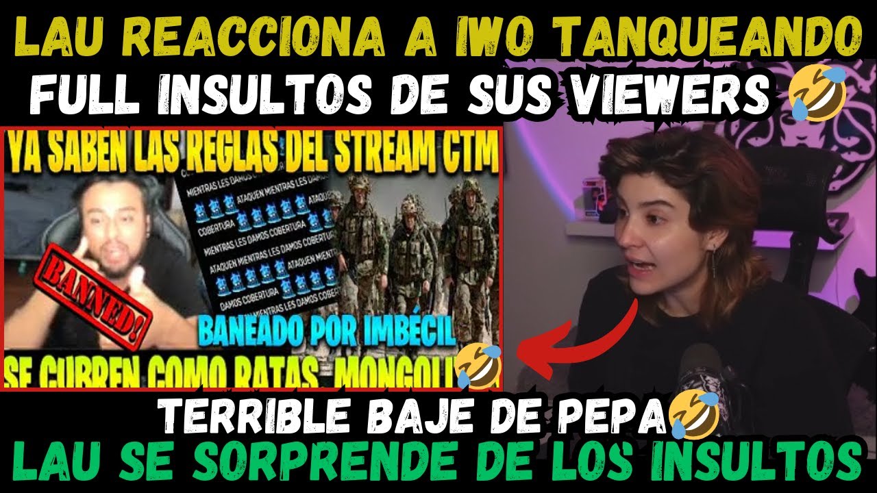 🤣 TERRIBLE BAJE DE PEPA 🤣LAU REACCIONA A IWO TRATANDO QUE LOS VIEWERS LO RESPETE 🤣 QUEDA SORPRENDIDA