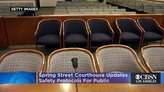 COVID Vaccination Or Proof Of Negative Test Required At Spring Street Courthouse In LA