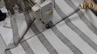 HOW TO SEW A THROW PILLOW  ALO UPHOLSTERY
