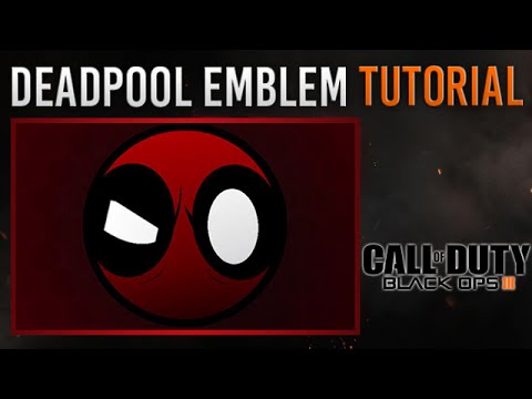 Black Ops 3 - cool & easy Deadpool Emblem Tutorial very simple - YouTub...