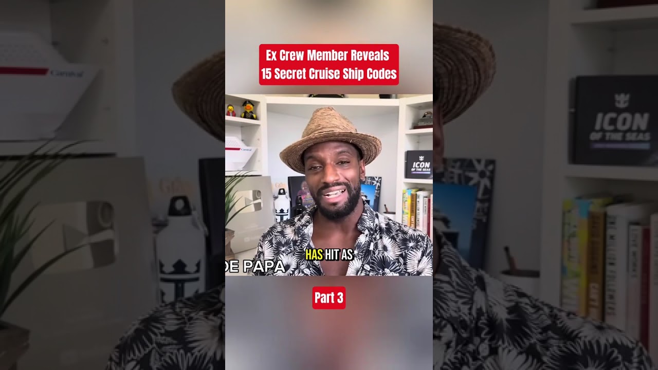 Ex Crew Member Reveals 15 Secret Cruise Ship Codes | Part 3... #Shorts #theshiplifee