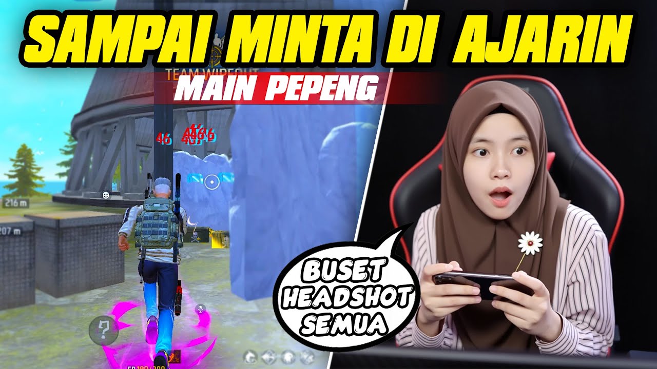 Prank Streamer Hijab Pro Player Sampai Bikin Dia Heran Dan Mau Belajar Pepeng