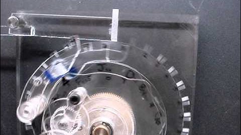 Astro skeleton perpetual calendar modual - demo of leap year 29 day February