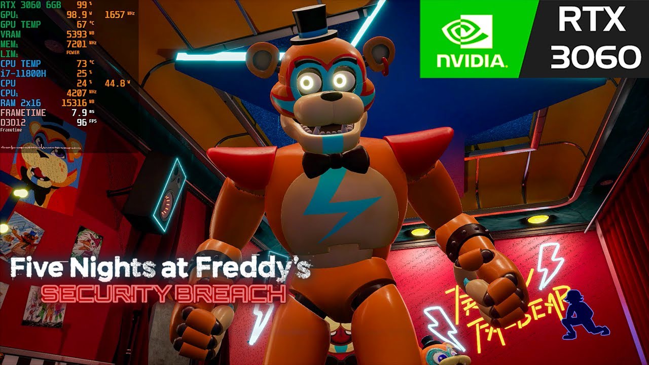 Five night at freddy security breach android edition 1.6.3.3 gameplay 60  fps #1 