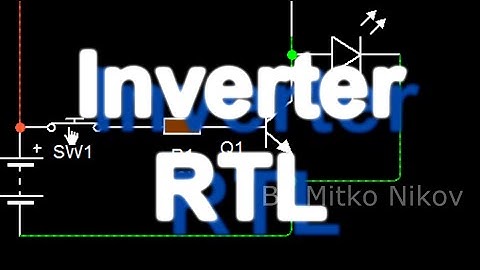 Inverter / NOT Gate using transistors -- Electronics