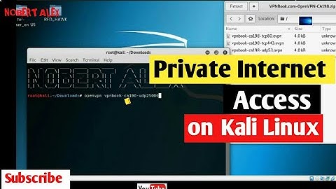 how to Setting up Private Internet Access VPN on Kali Linux