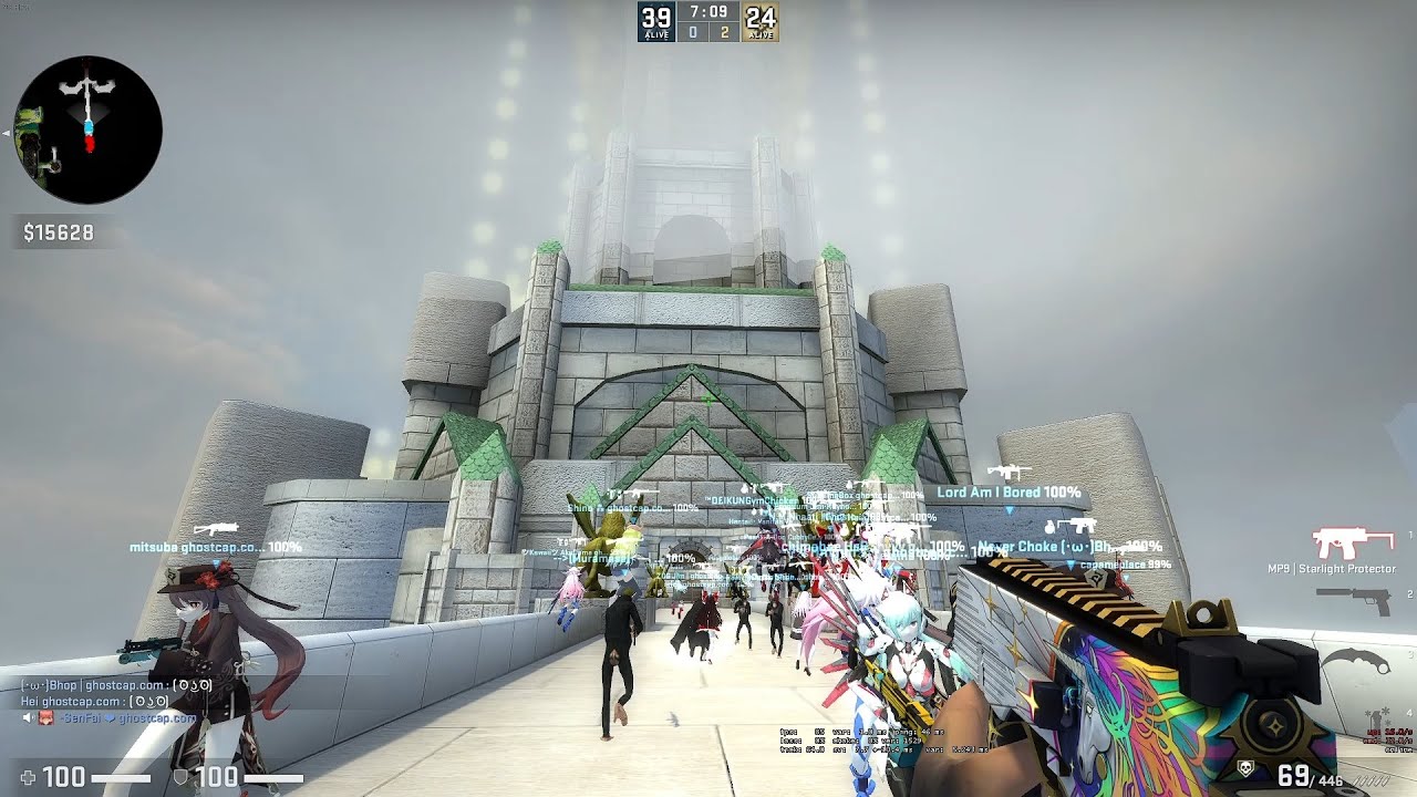 CSGO ZOMBIE ESCAPE ze_SANCTUARY_v1_2 On Ghostcap - YouTube