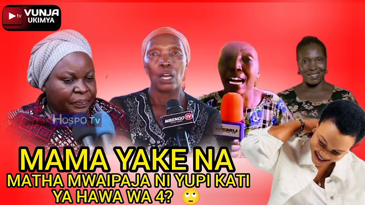 MAMA WA MATHA MWAIPAJA & BEATRICE MWAIPAJA NIYUPI KATI YA HAWA WA 4? VUNJA UKIMYA TV📺By APOSTLE TALL