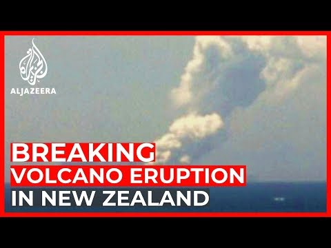 Tourists injured after volcanic eruption in New Zealand