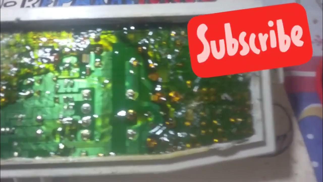43. Targeta lavadora samsung modelo WA17R3 no da inicio. Falla de