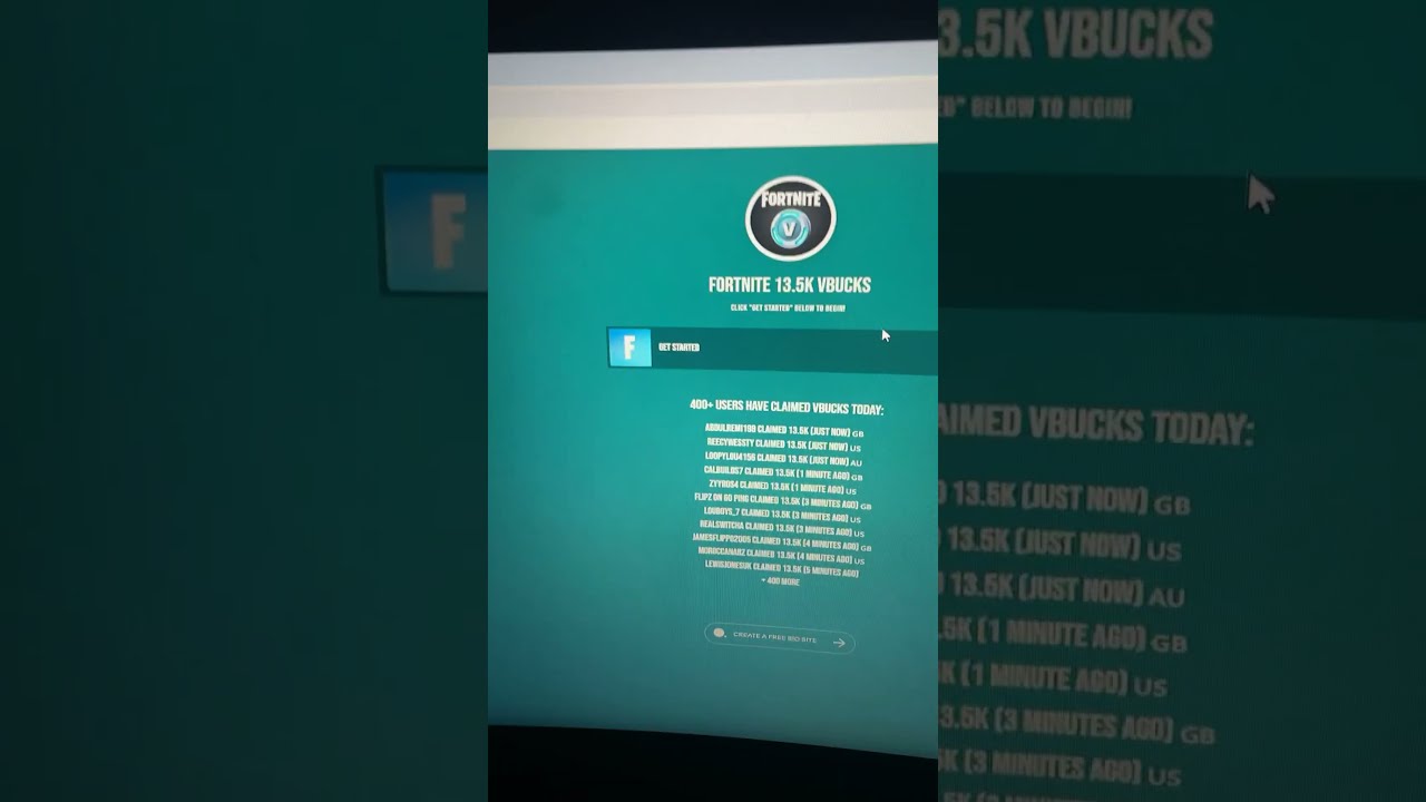I Tested A FREE VBUCKS Website It Actually Worked Fortnite