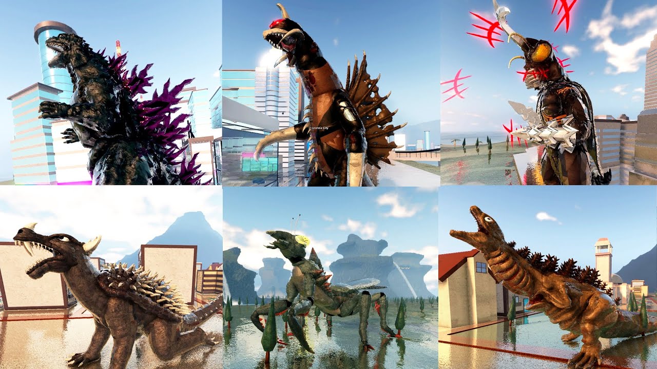 All Kaiju Showcase in Kaiju Universe Part 1 RTX ON ( 4K ) Roblox