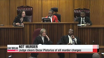 Pistorius cleared of murder charges, but was "negligent"   피스토리우스, 여자친