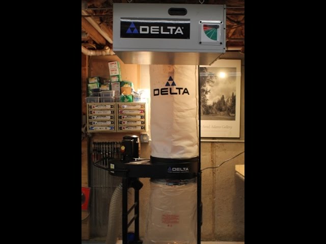 Delta 1-1/2 H P Dust Collector, Model 50 786 Review - YouTube