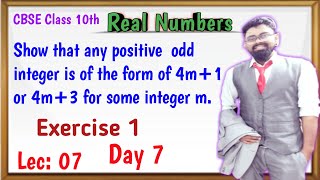 Show that any positive  odd integer is of the form of 4m+1 or 4m+3 for some integer m ( Class 10)